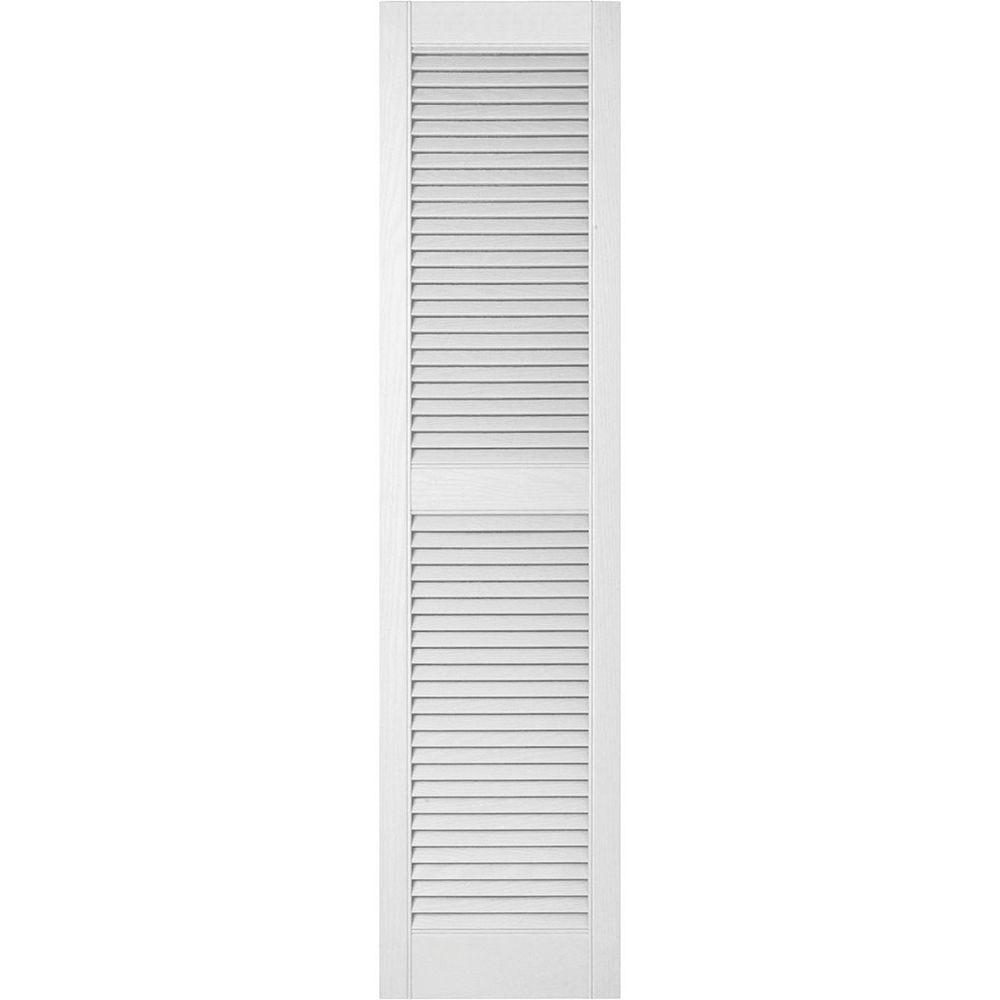 Louvered - Exterior Shutters - The Home Depot Louvered - Exterior Shutters - The Home Depot
