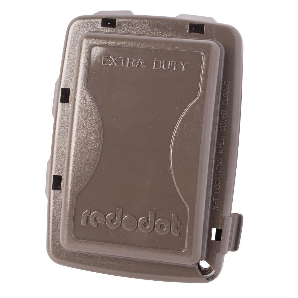 Red Dot The Home Depot 1 Gang Extra Duty Non Metallic While In Use Weatherproof Horizontal