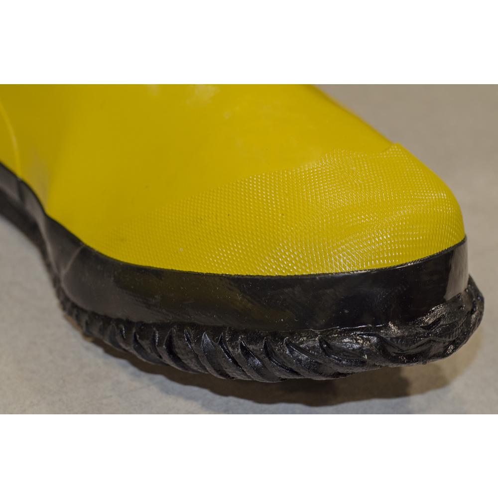 yellow overshoes
