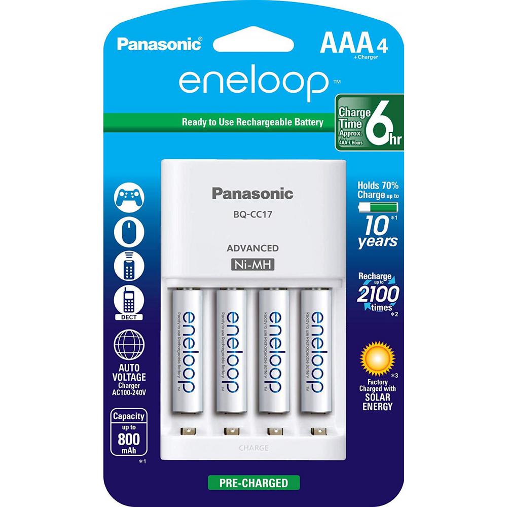 aaa rechargeable battery kit
