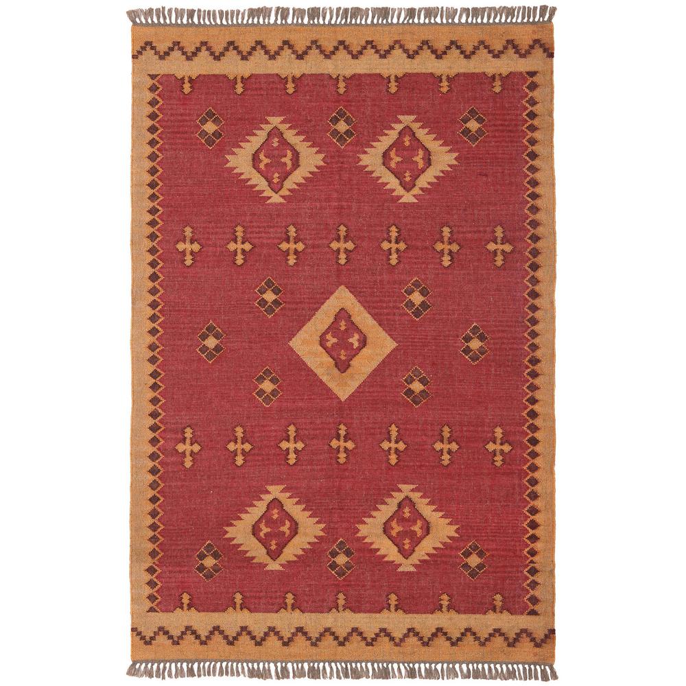 nuLOOM Shyla Wine 4 ft. x 6 ft. Area RugSPVE04C406 The Home Depot