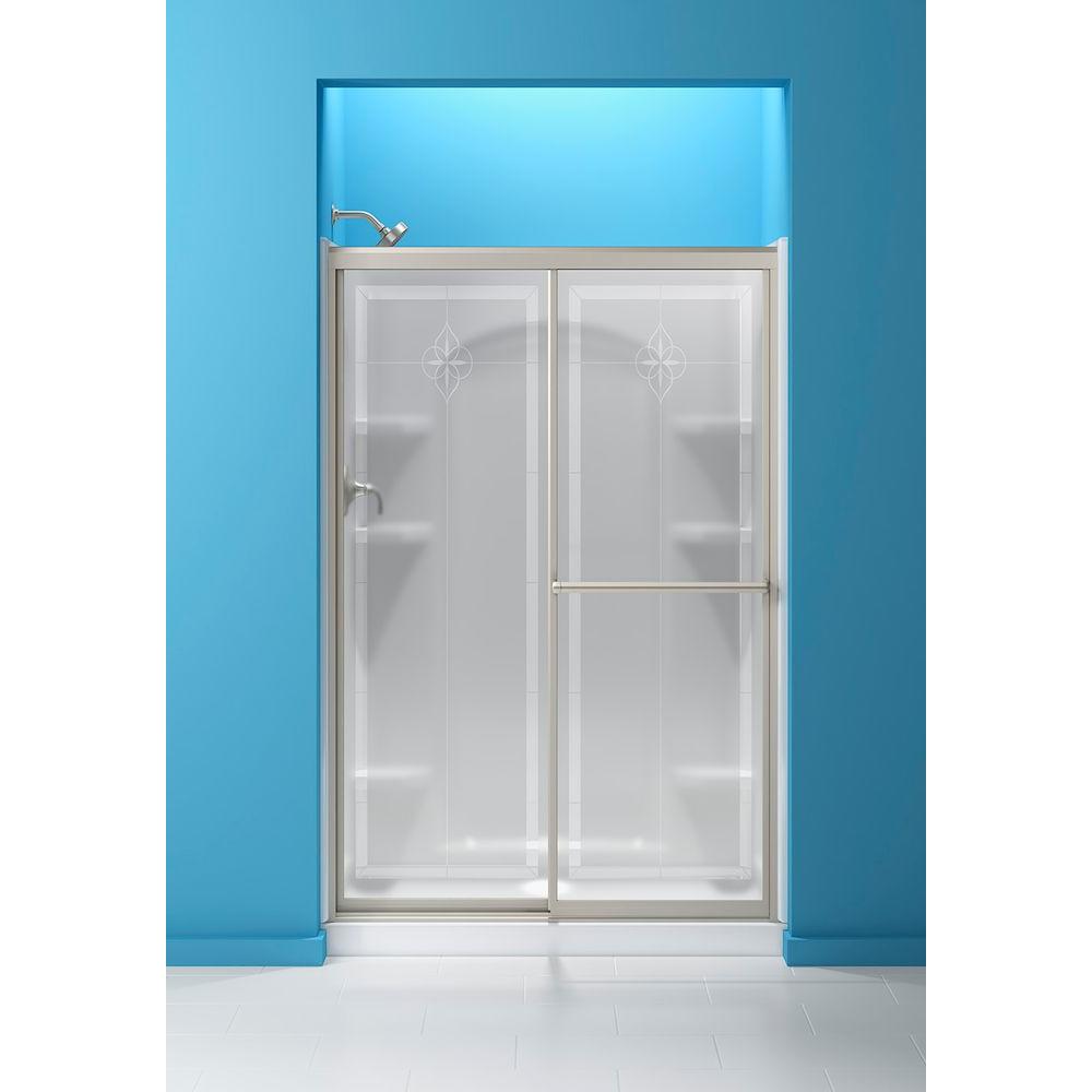 STERLING Prevail 487/8 in. x 701/4 in. Framed Sliding Shower Door in