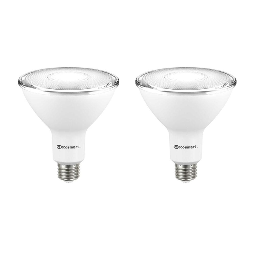 Par38 Led Bulbs Light The Home Depot 120 Watt Equivalent Par38 Dimmable Flood Led Light Bulb Bright White 2 Pack