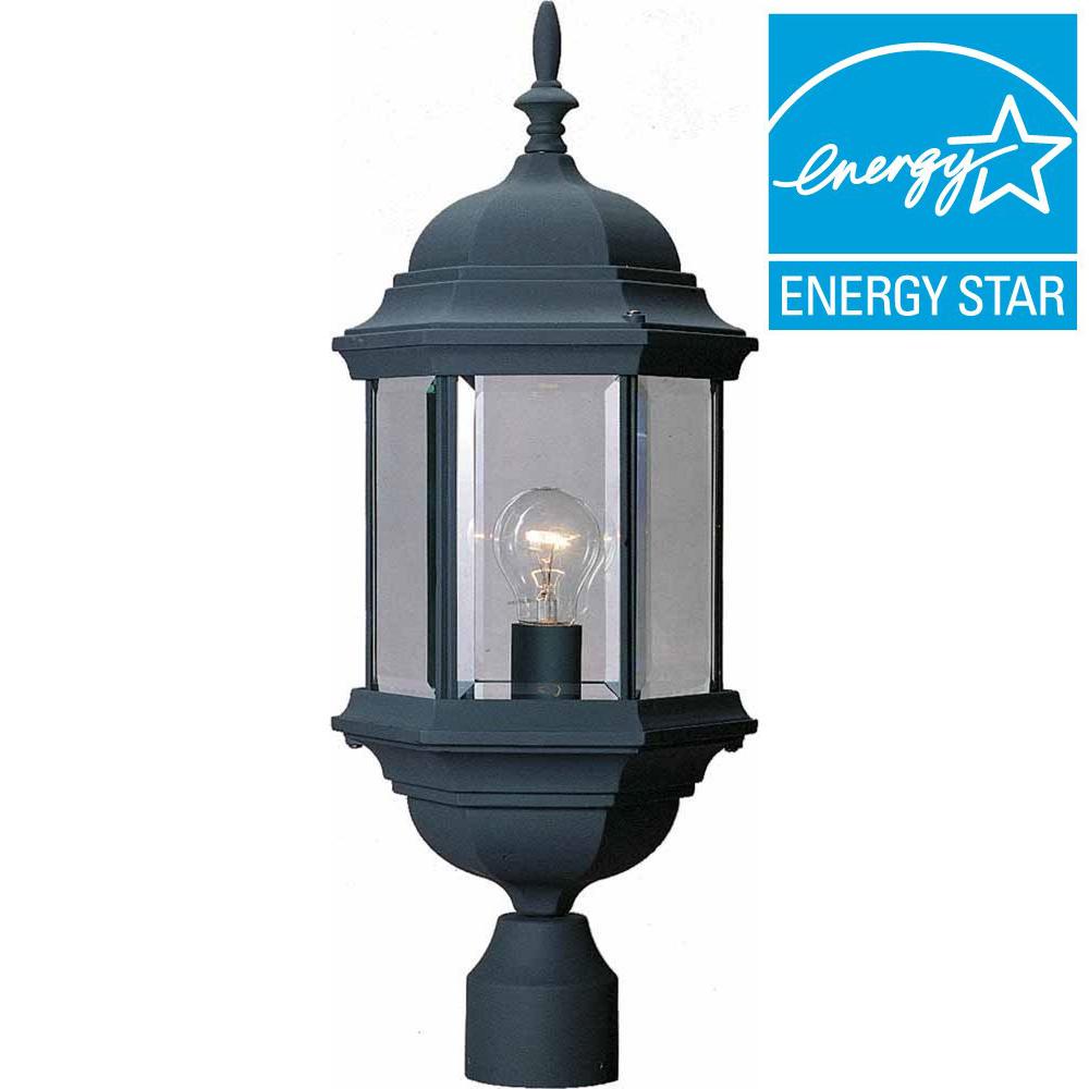 Volume Lighting Pick Up Today No Additional Features Outdoor 1 Light Black Outdoor Post Mount