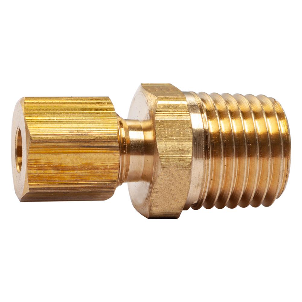 LTWFITTING 3/16 in. O.D. x 1/4 in. O.D. Brass Compression Reducing ...