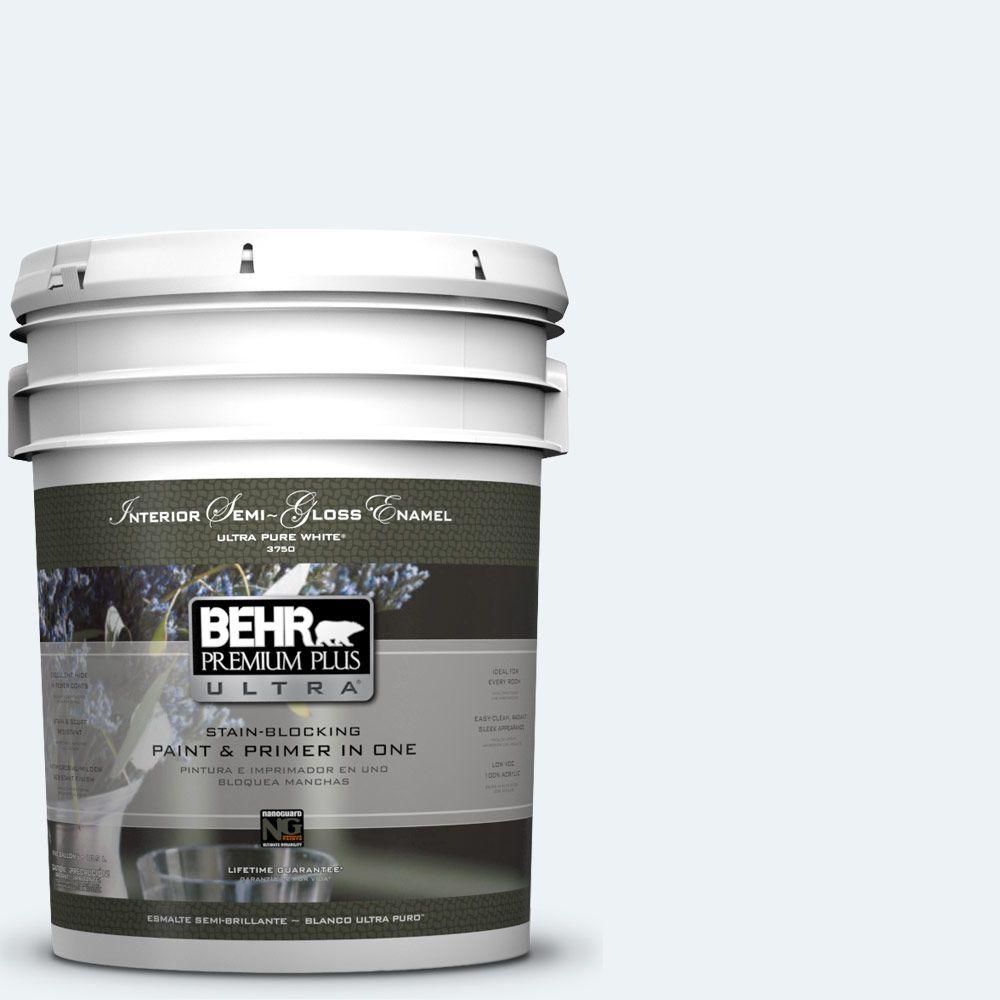 BEHR Premium Plus Ultra 5gal. BLW10 Maui Mist SemiGloss Enamel