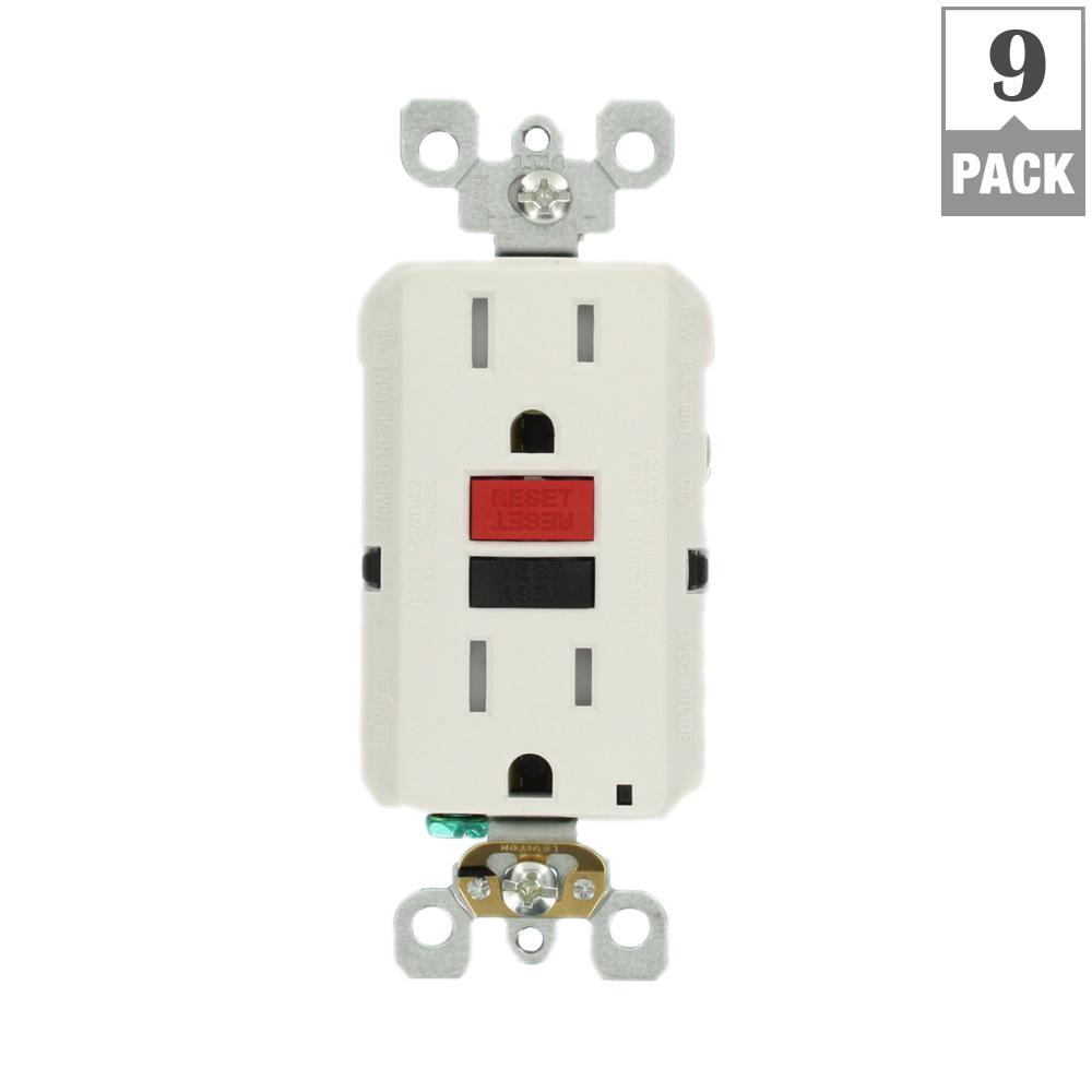 Leviton 15 Amp 125Volt Duplex SelfTest Tamper Resistant/Weather