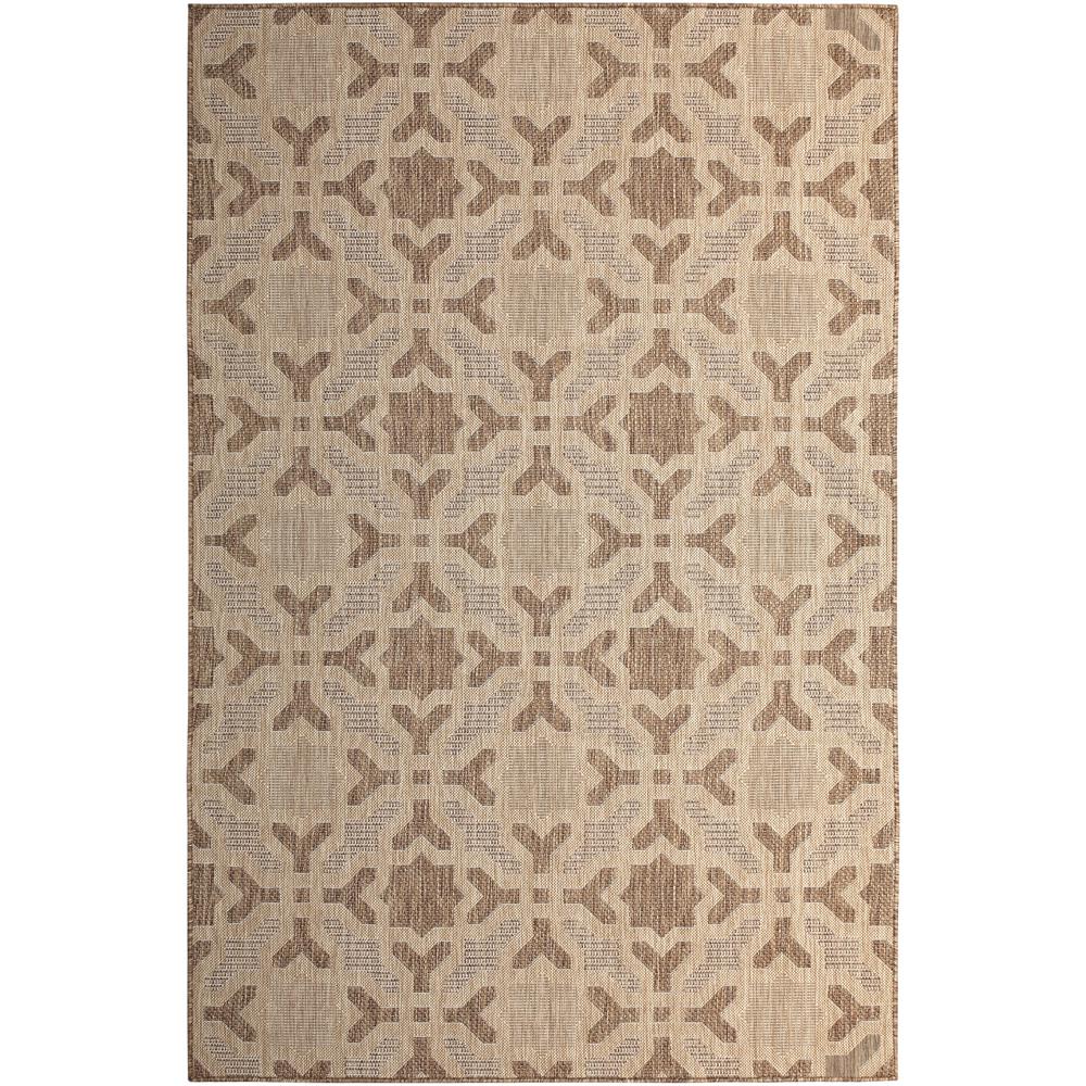 Laurel Home Taupe 8 Ft X 10 Indoor Outdoor Area Rug