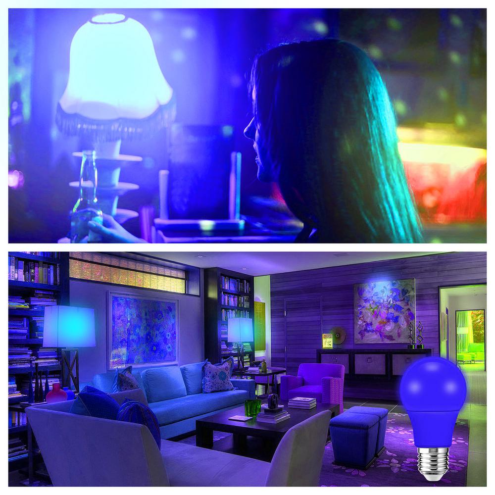blue led bulb for room