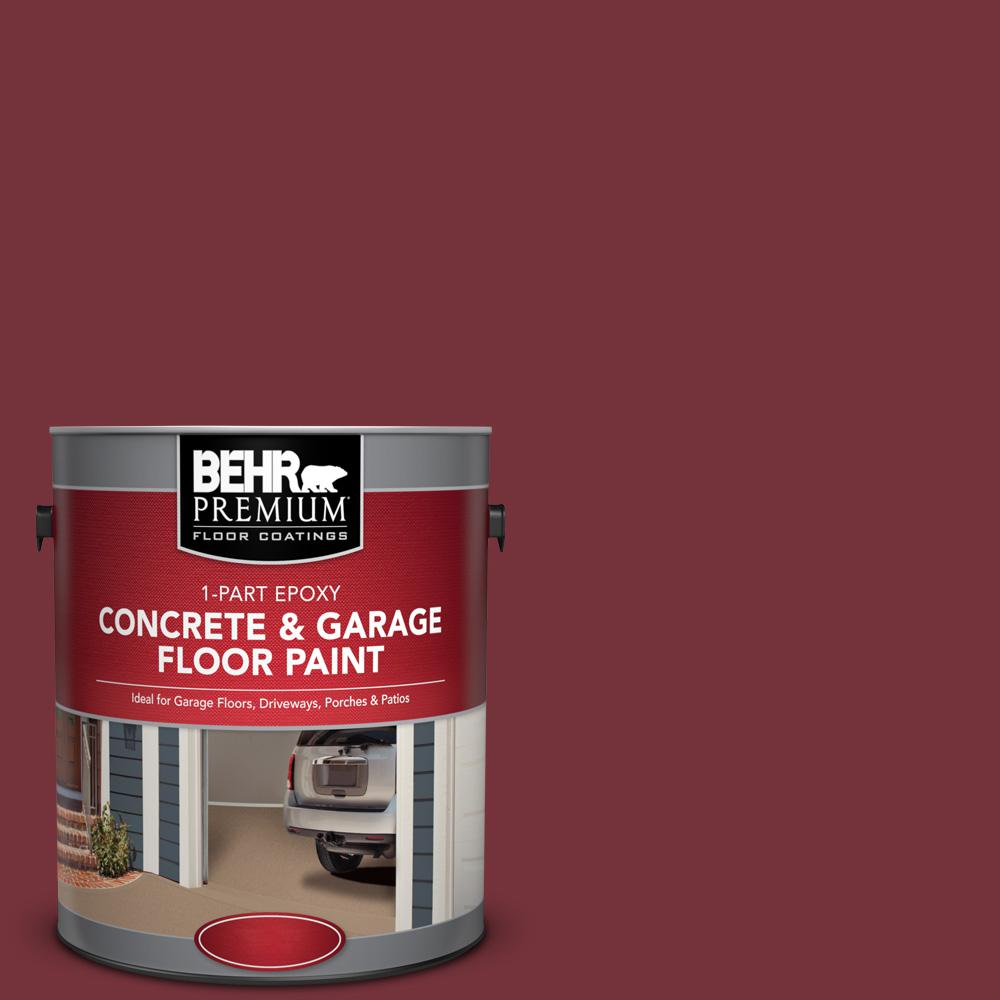 BEHR Premium 1 gal. PPF01 Tile Red 1Part Epoxy Concrete