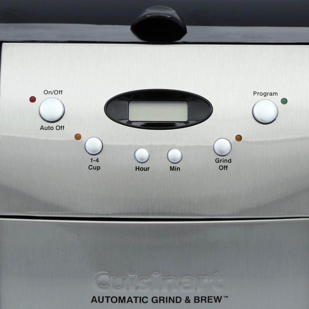 Cuisinart Grind and Brew 12Cup Automatic Coffee Maker DGB550BK The