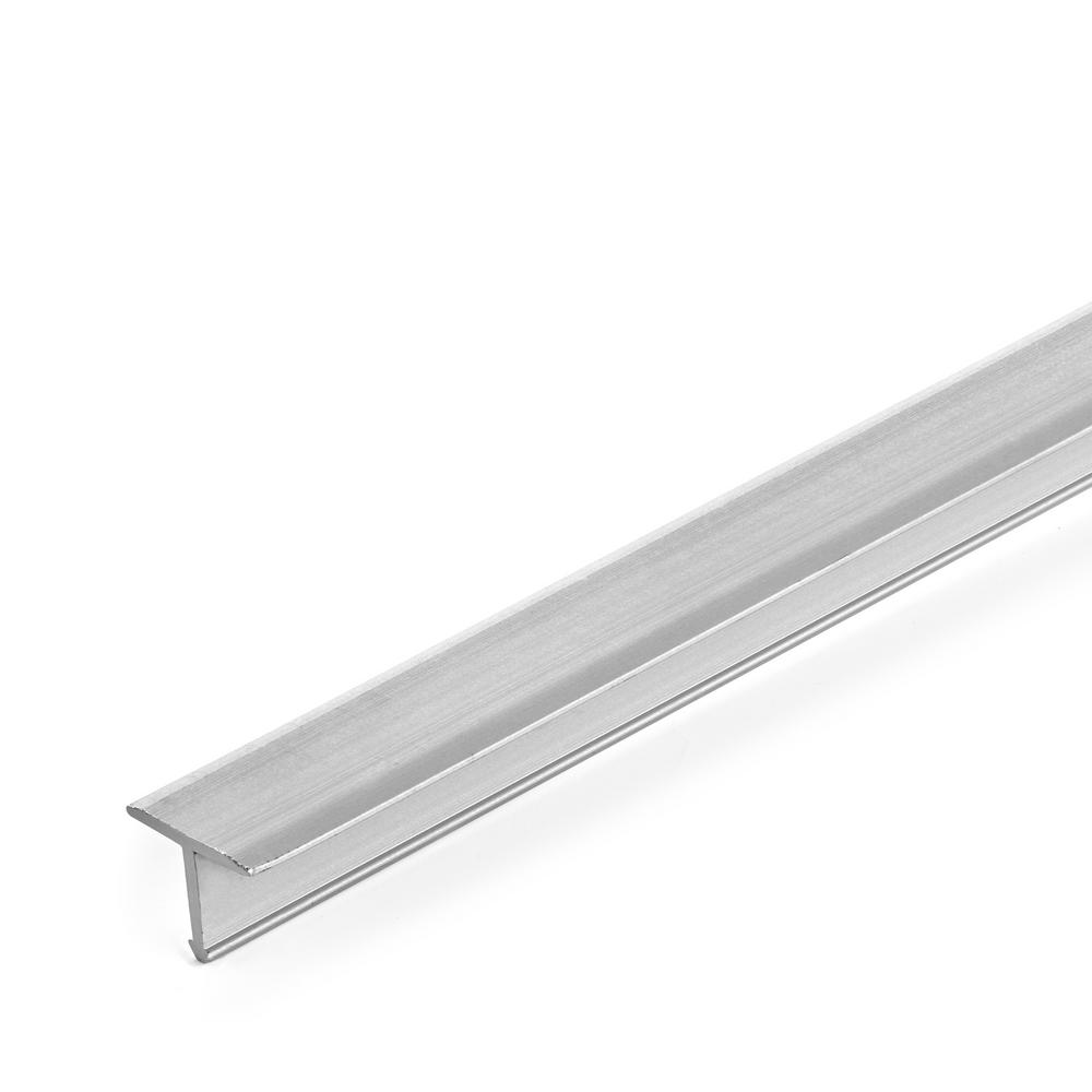 Custom Building S Satin Silver 9 16 In X 98 1 2 Aluminum T Shaped Tile Edging Trim H8741ma98 The Home Depot - Tile Corner Trim Square Custom Building S Satin Silver 9 16 In X 98 1 2 Aluminum T Shaped Tile Edging Trim H8741ma98 The Home Depot - Tile Corner Trim Square