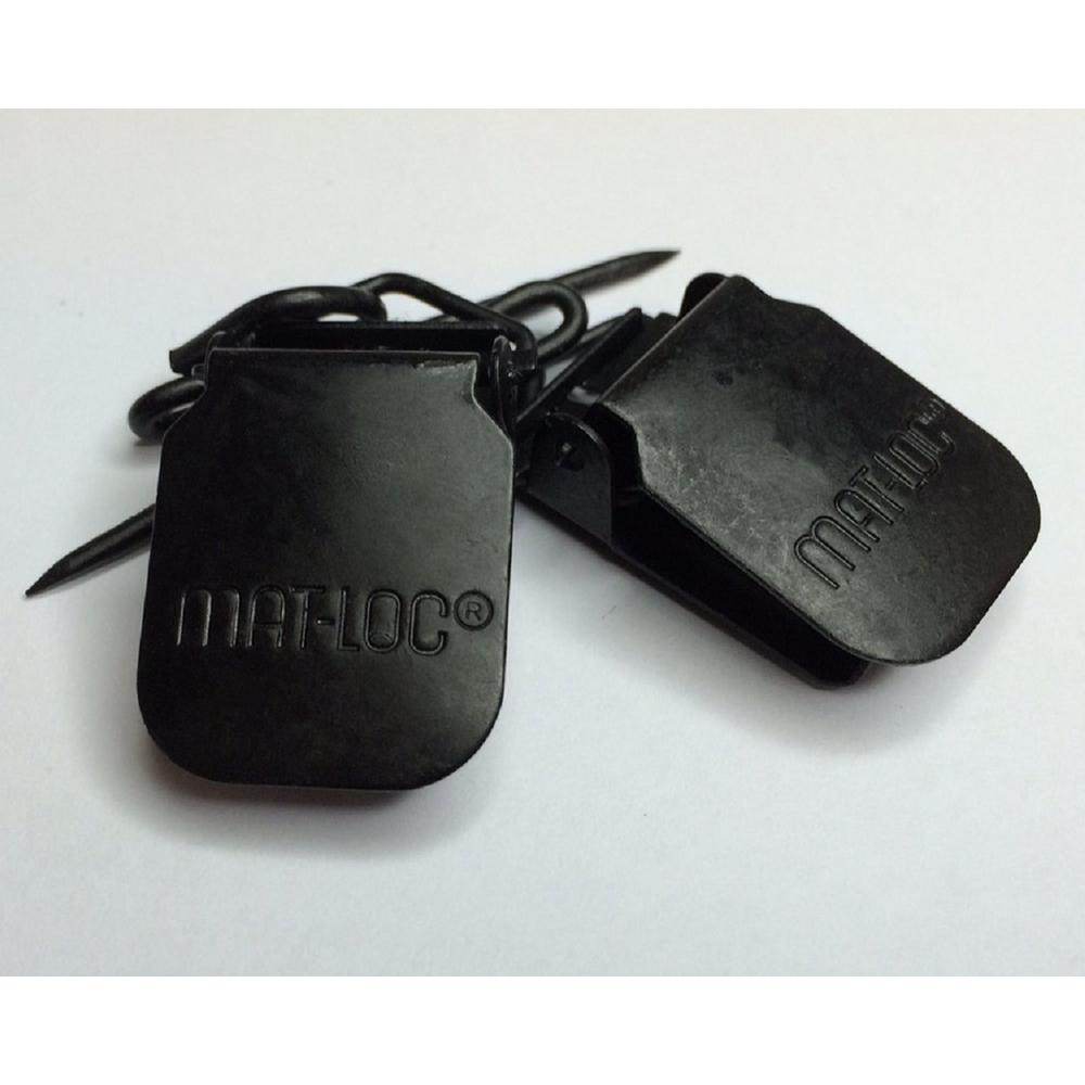 GGBAILEY MatLoc Car Floor Mat Retention Clips in Black (2Pack)71102