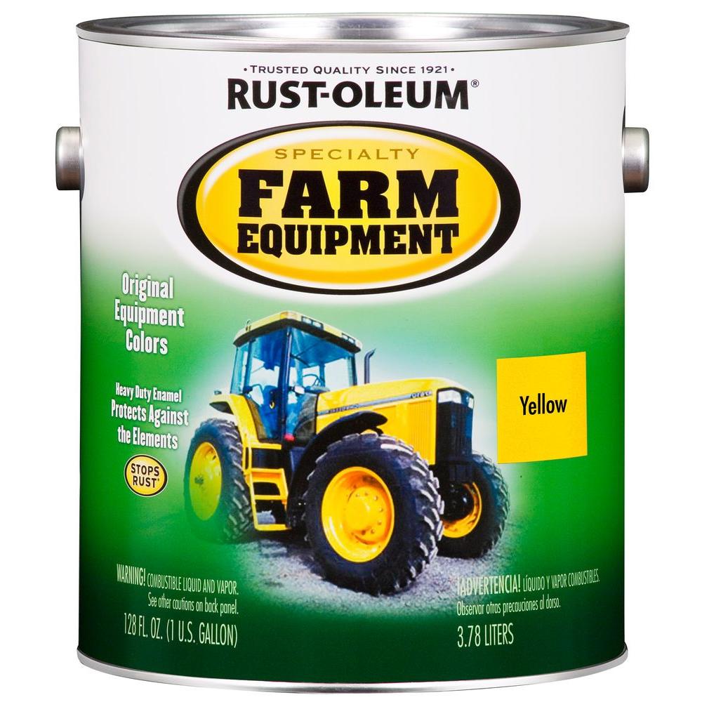 RustOleum 1qt. Farm and Implement New Holland Yellow Paint (Case of 2