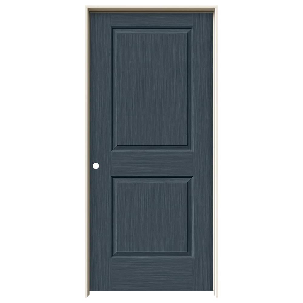 Jeld Wen 36 In X 80 In Cambridge Denim Stain Right Hand Solid