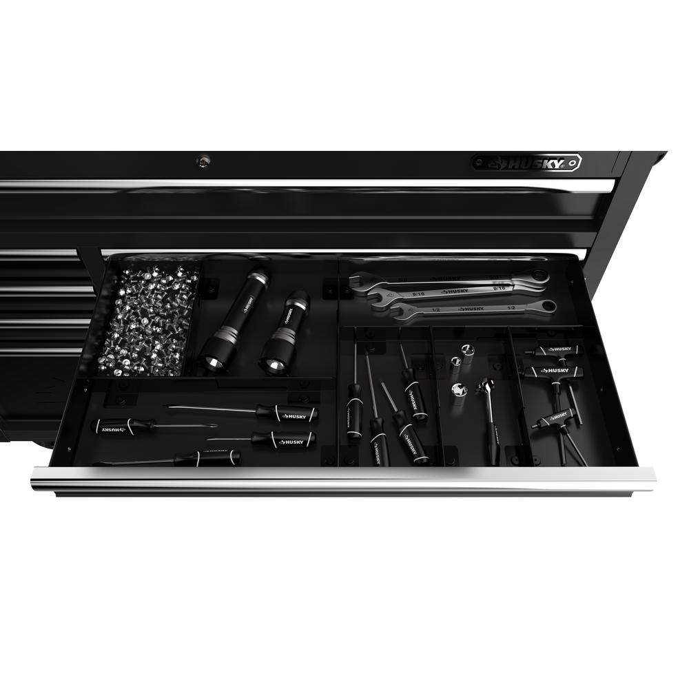 Husky Adjustable 8 In To 24 In Magnetic Drawer Divider 6 Piece
