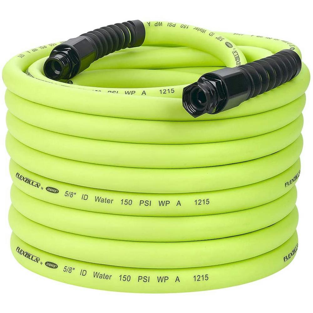 Flexzilla Pro 5/8 in. x 100 ft., 3/4 in. - 11-1/2 GHT Fittings Water
