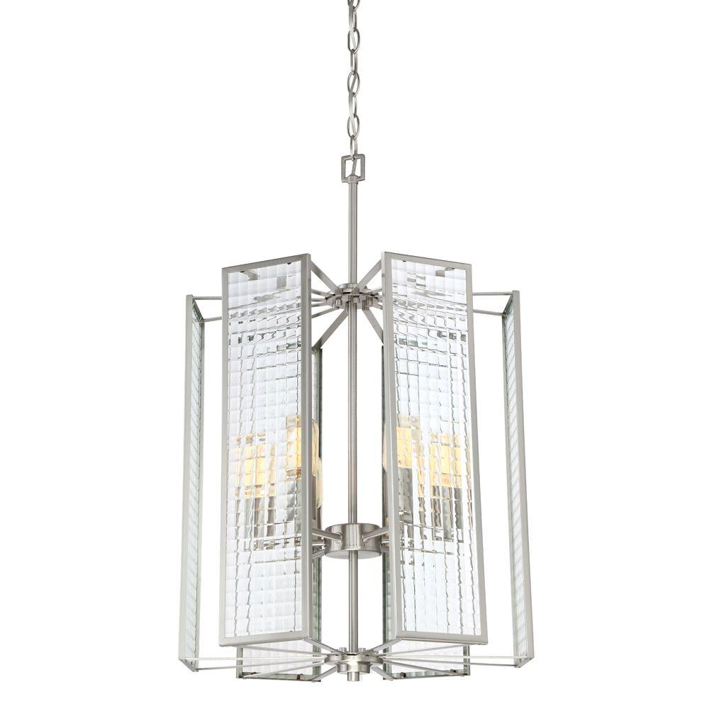 Designers Fountain Pivot 6-Light Satin Platinum Interior Foyer-88856-SP ...