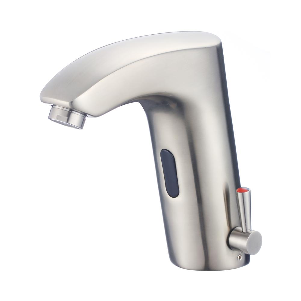 Dyconn Lawa Ac Powered Single Hole Touchless Bathroom Faucet In