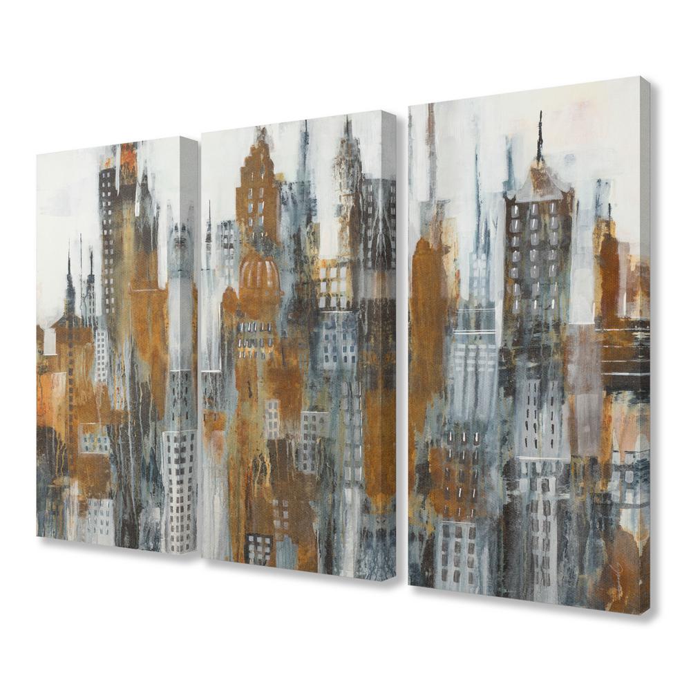 The Stupell Home Decor Collection 16 X 24 Ochre Yellow Black And