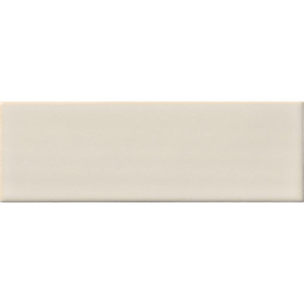 MSI Antique White 4 in. x 12 in. Handcrafted Glazed Ceramic Wall Tile ...