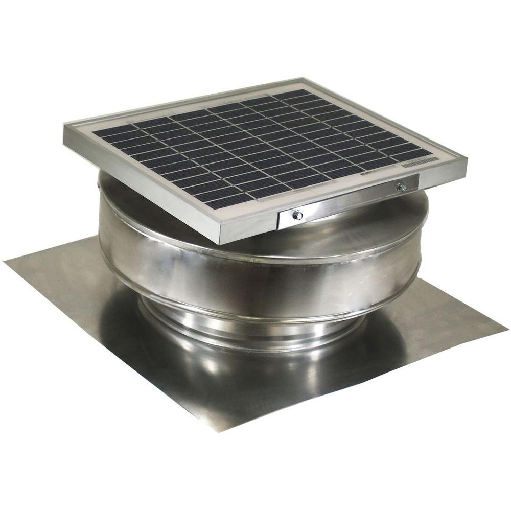 Solar Vent Roof Vent Stainless Steel Cover Solar Exhaust Fan
