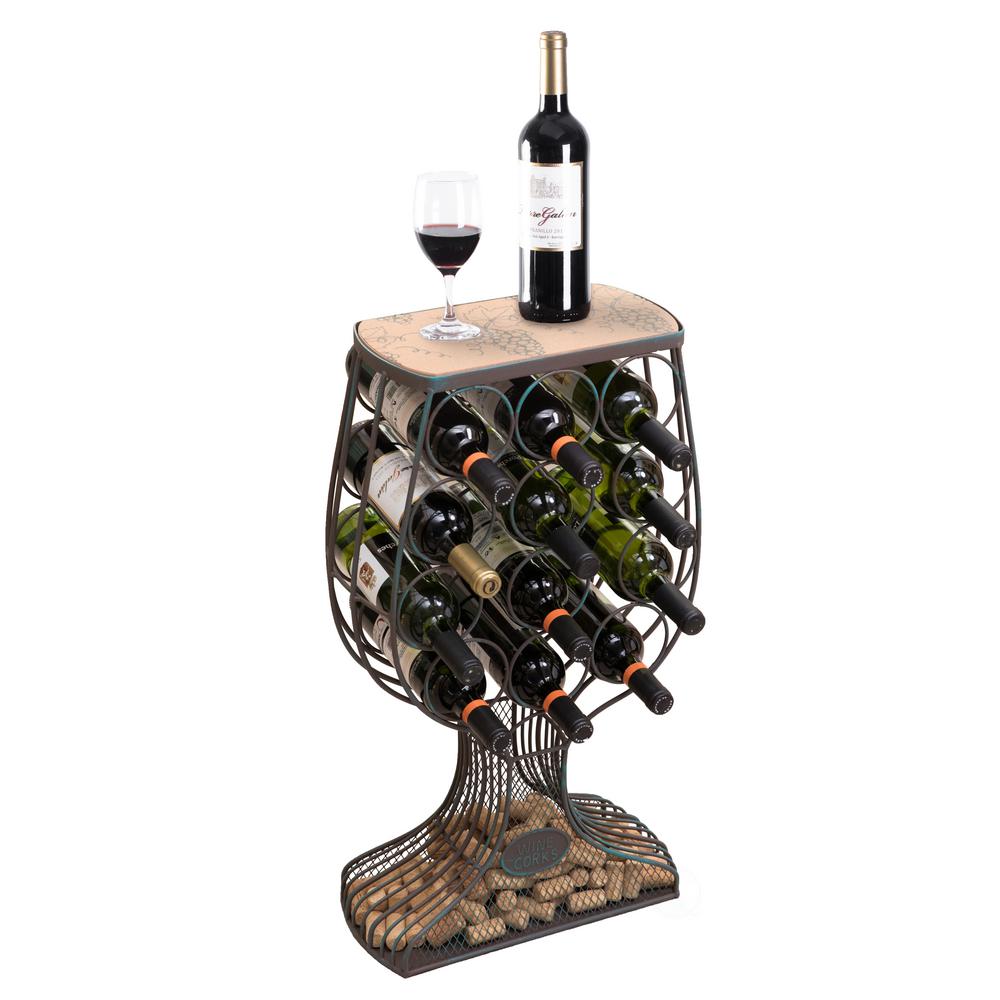 Art Deco Wine Racks Bar Accessories The Home Depot Art Deco Wine Racks Bar Accessories The Home Depot