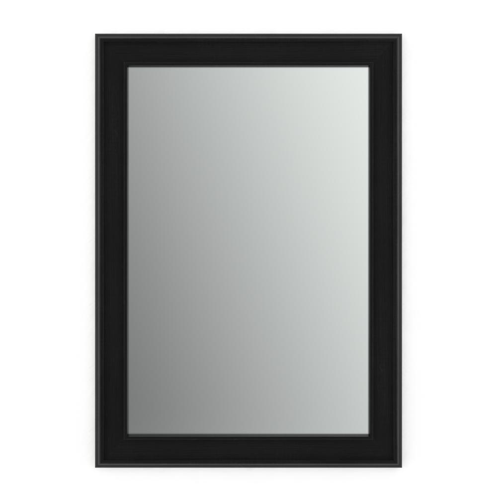 wallpapers Rectangular Black Framed Bathroom Mirror the home depot