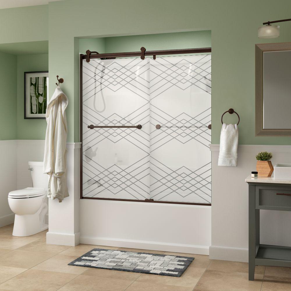 Frosted - Bathtub Doors - Bathtubs - The Home Depot