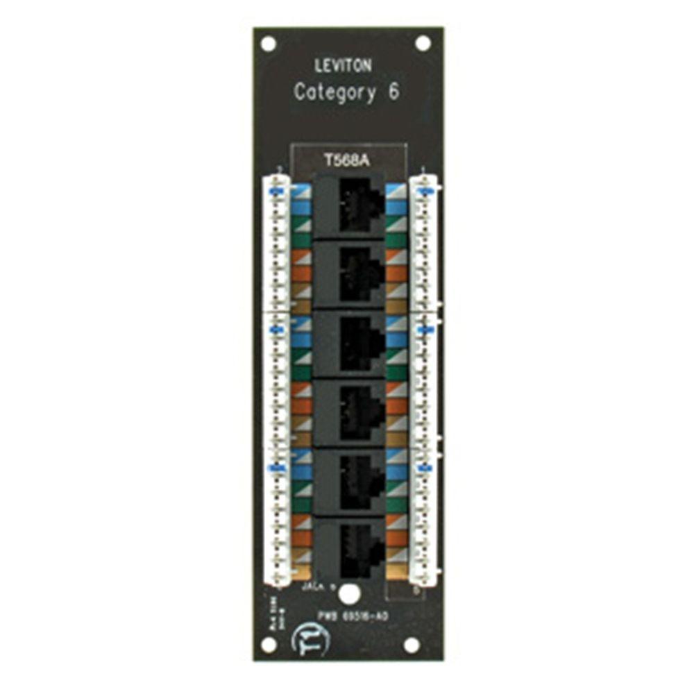 Leviton Structured Media 4x12 Telephone Distribution Board with 12