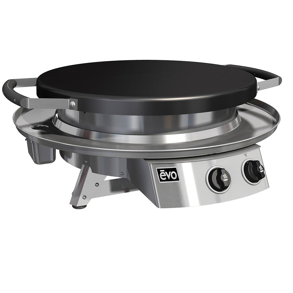 Evo Professional Tabletop 2-Burner Natural Gas Grill in Stainless Steel with... by Evo