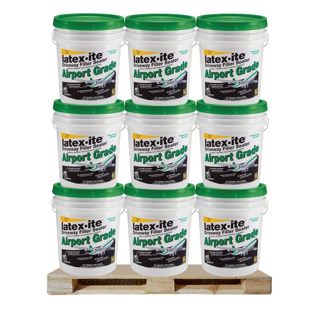 Asphalt Repair Concrete Cement Masonry The Home Depot Airport Grade Driveway Filler Sealer 36 Pails Pallet