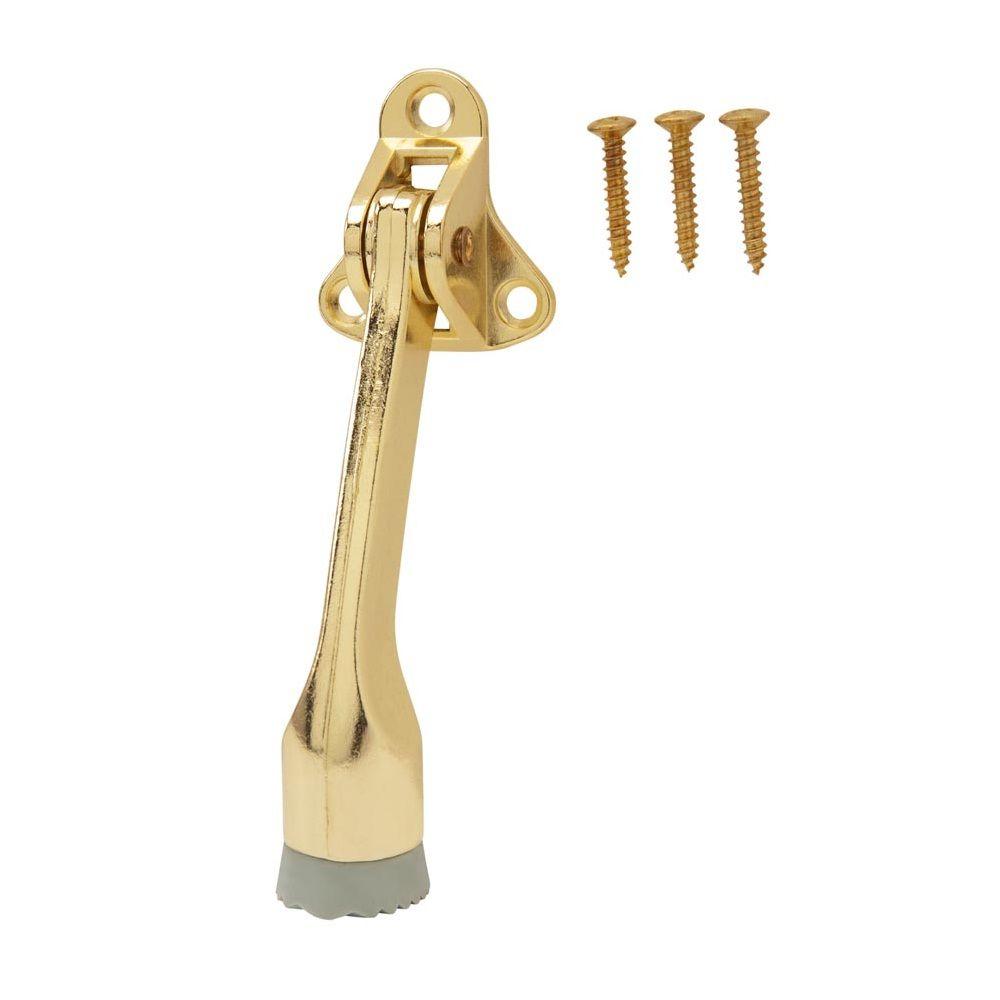 Everbilt Bright Brass Kick Down Door Stop