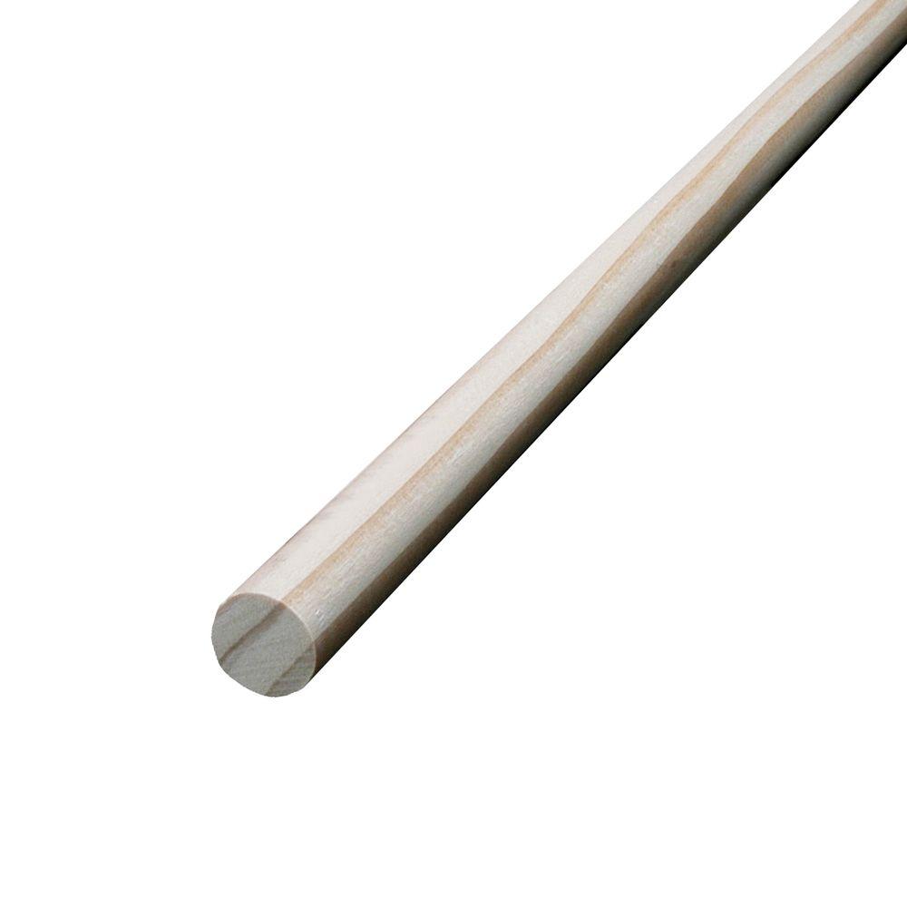 Alexandria Moulding 1 2 In X 96 Hemlock Full Round X 96 In Hemlock Full Round