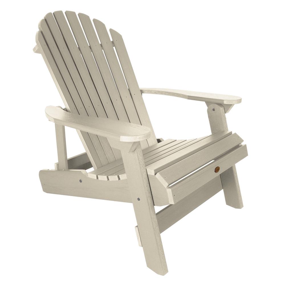 Highwood King Hamilton Whitewash Folding and Reclining ...