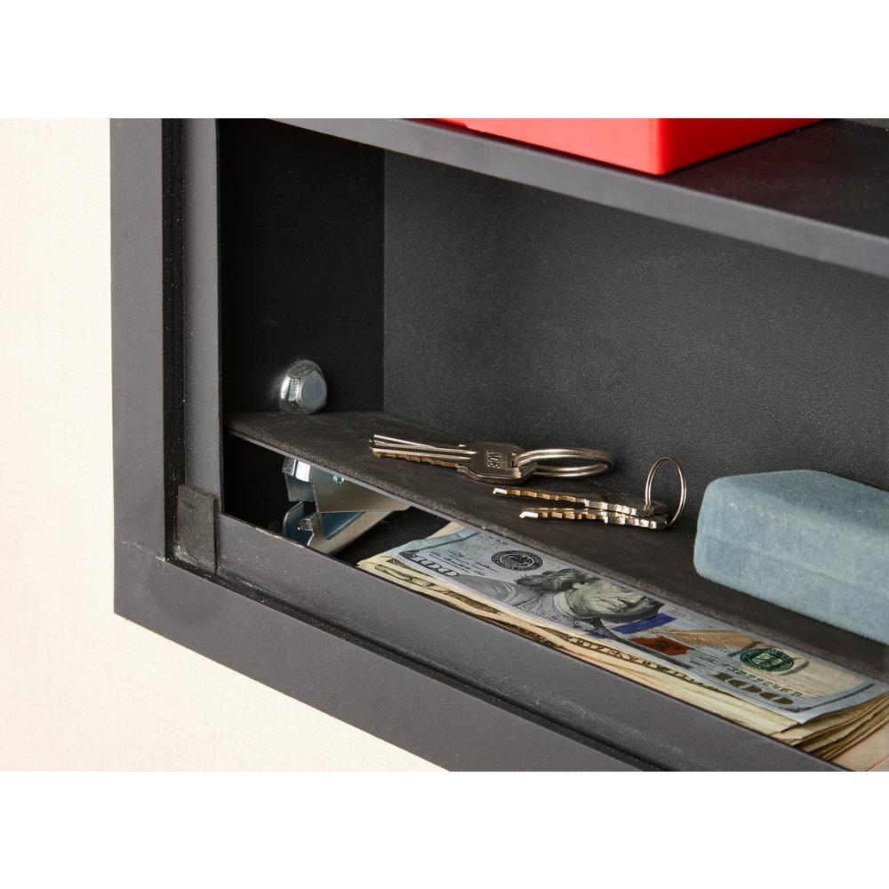 In Wall Safe with Electronic Digital Lock 2 Storage Shelves 16.25 x 22