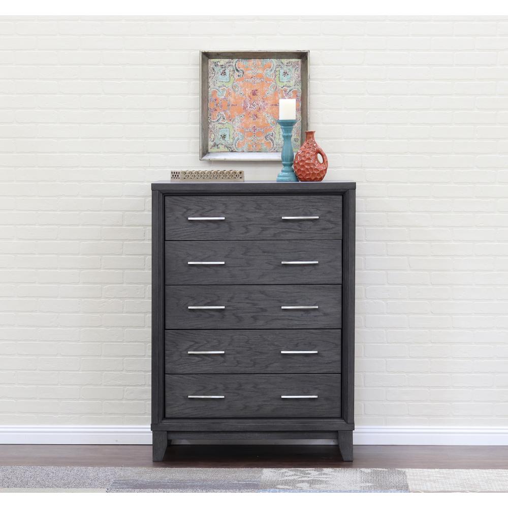 Chelsea 5 Drawer Gray Wash Chest 7034gw The Home Depot