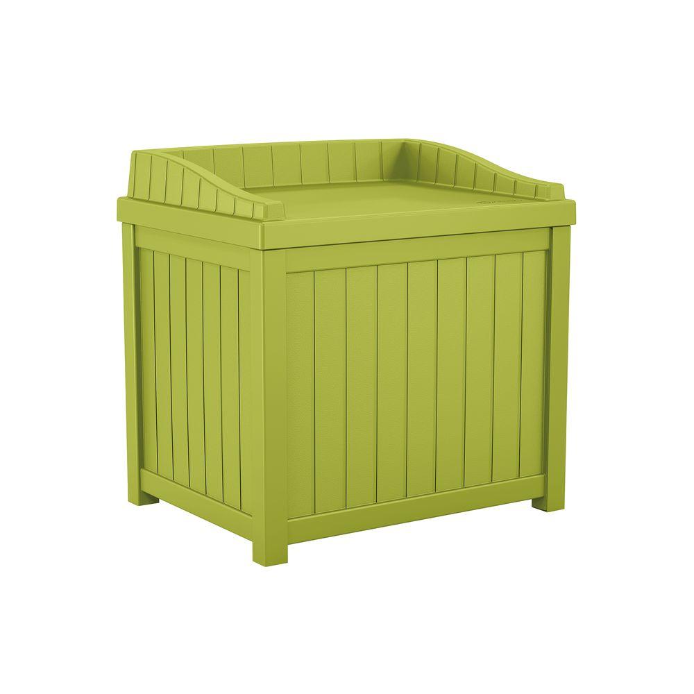 Suncast 22 Gal Green Small Storage Seat Deck Box From 3900 Nextag