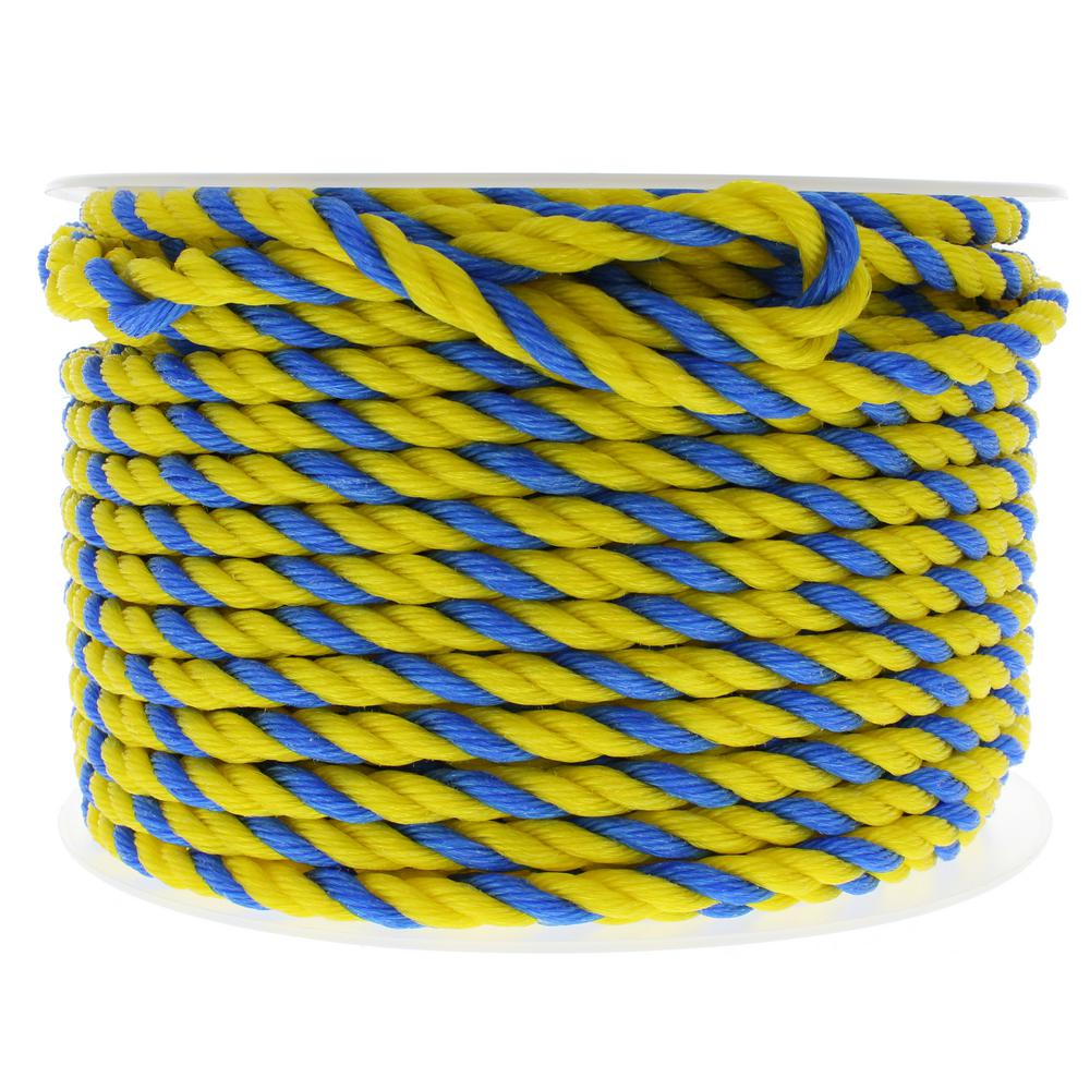 Ideal 1 2 In X 250 Ft Pro Pull Polypropylene Rope 31 849 The Home Depot