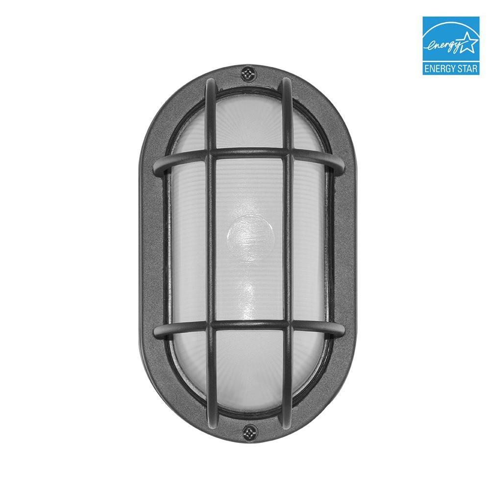 Euri Lighting Black Outdoor Integrated Led Bulkhead Wall Light Eol Black Outdoor Integrated Led Bulkhead Wall Light
