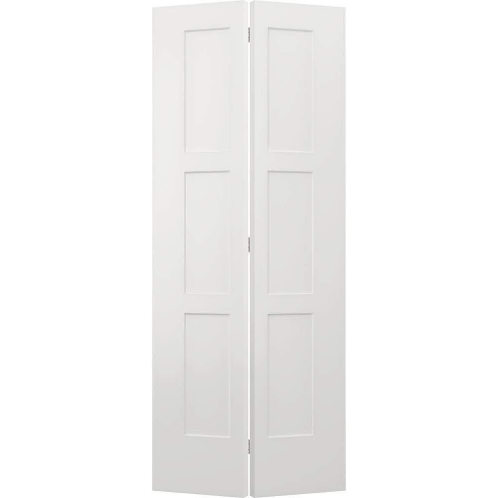 JELD-WEN 36 In. X 96 In. Birkdale White Paint Smooth Hollow Core Molded ...