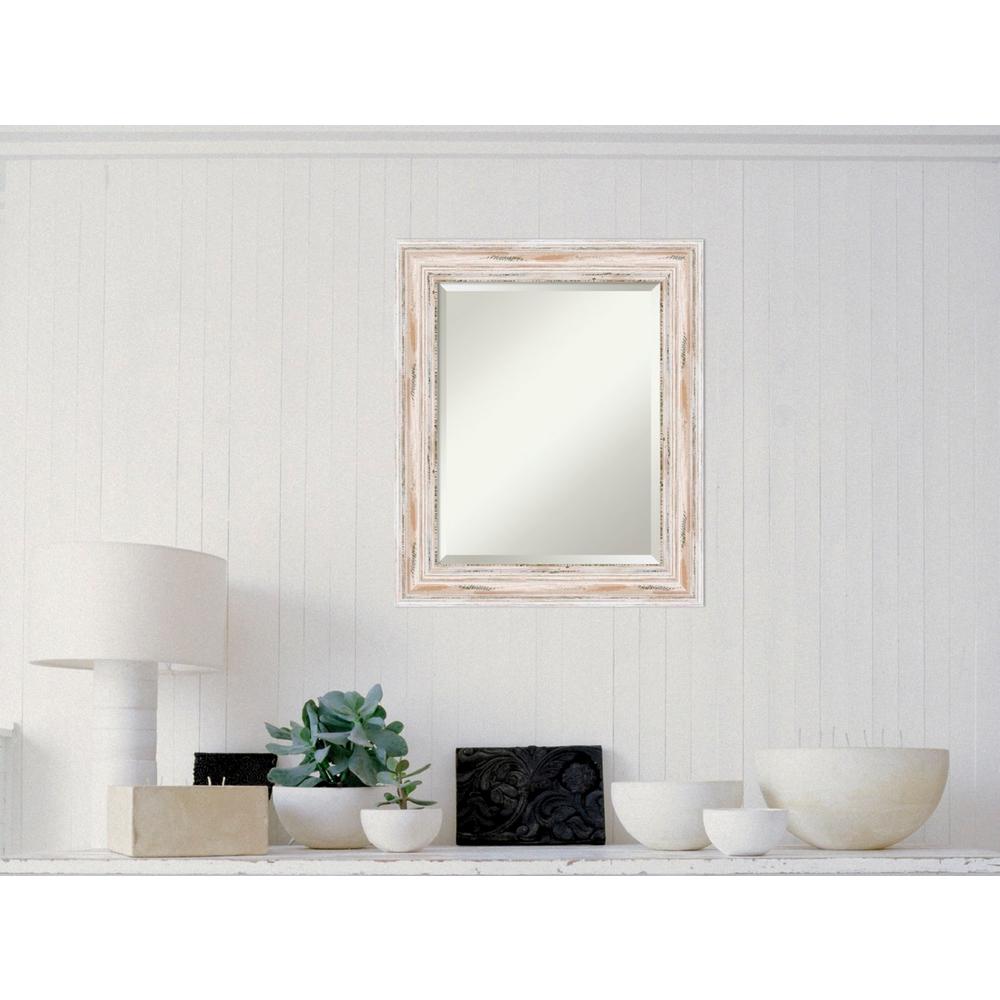 Amanti Art Alexandria White Wash Wood 21 In W X 25 H Distressed Amanti Art Alexandria White Wash Wood 21 In W X 25 H Distressed
