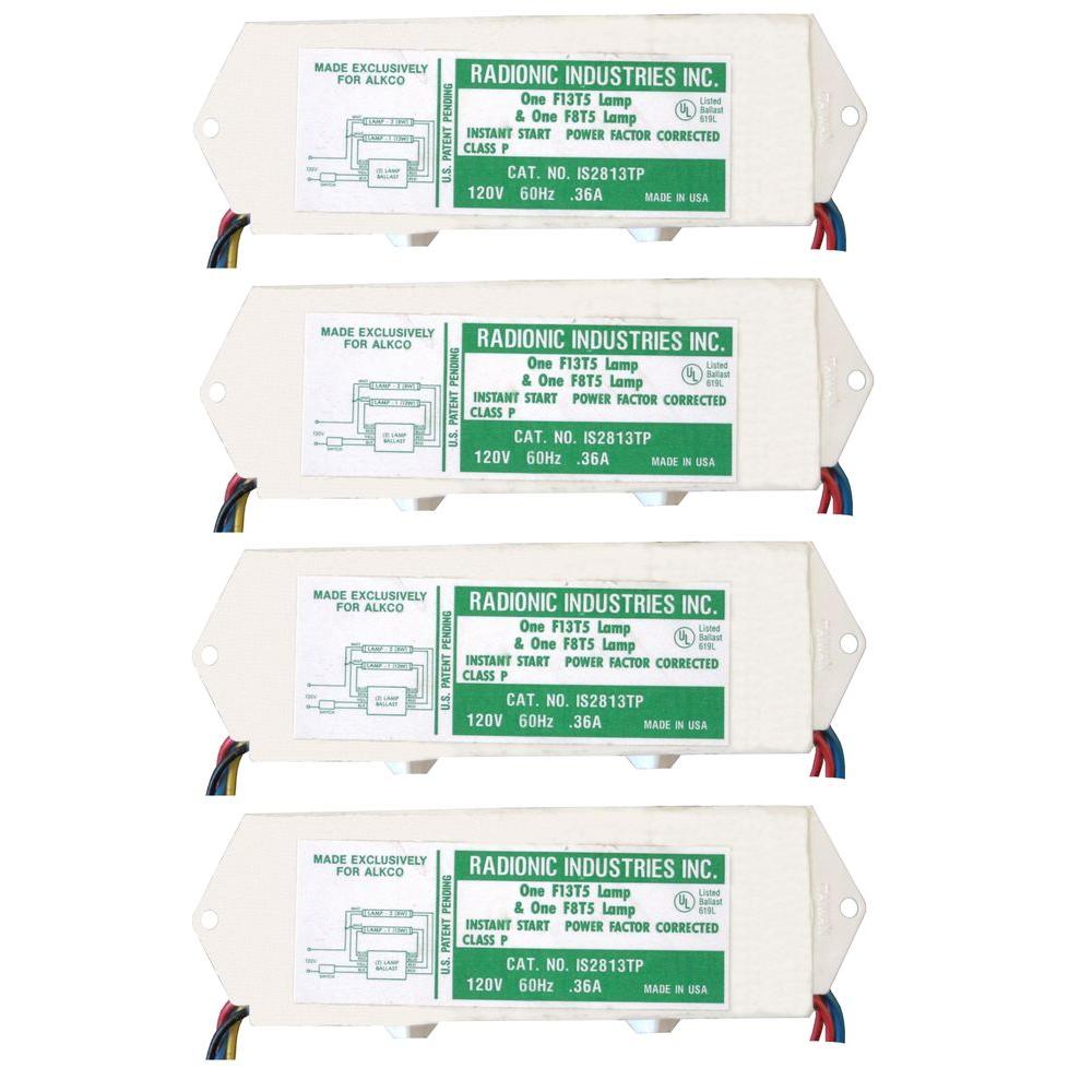 Radionic Hi Tech 8 and 13Watt T5 1Lamp Normal Power Factor Ballast (4Pack)IS2813TP