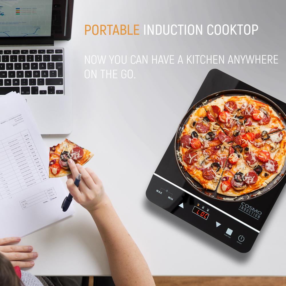 Cosmo 11.5 in. Portable Induction Cooktop in Black with 1Element