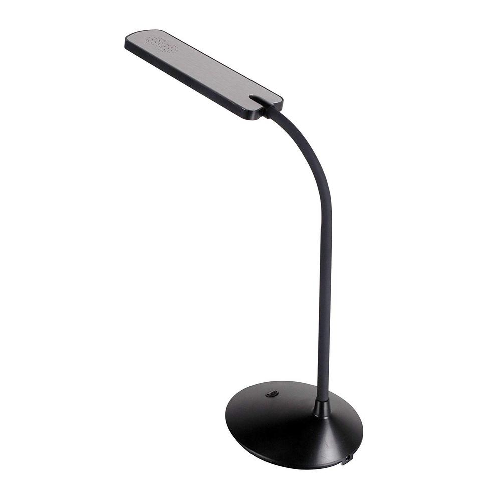 Sylvania 14 In Black Led Desk Lamp With Flexible Neck Plug Sylvania 14 In Black Led Desk Lamp