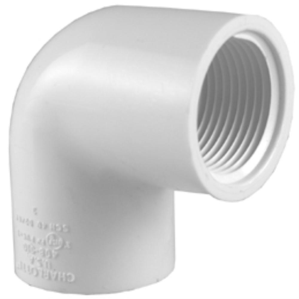 Threaded Elbow 1/2" PVC Fittings Fittings The Home Depot