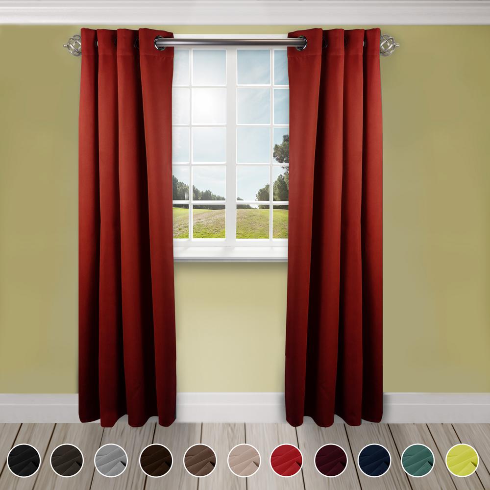 heavy curtains
