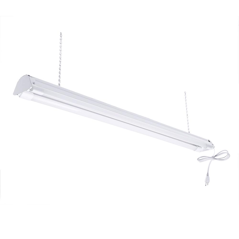 Lithonia Lighting All Season 4 ft. 2-Light Grey T8 Strip ...