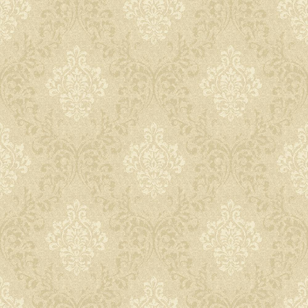 Graham & Brown Golden Damask Wallpaper32902 The Home Depot