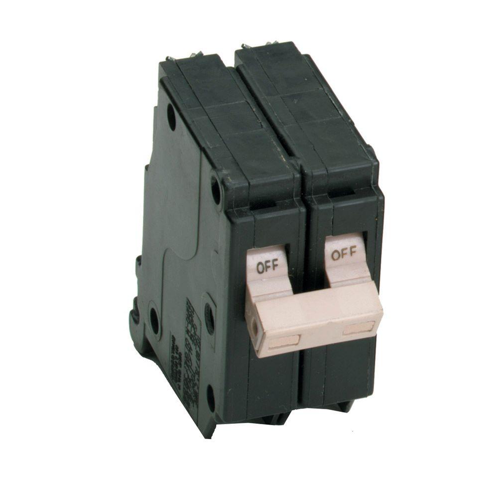 HALF NOTCH Cutler Hammer CH240 Circuit Breaker 2 Pole 40 Amp 240V METAL FOOT